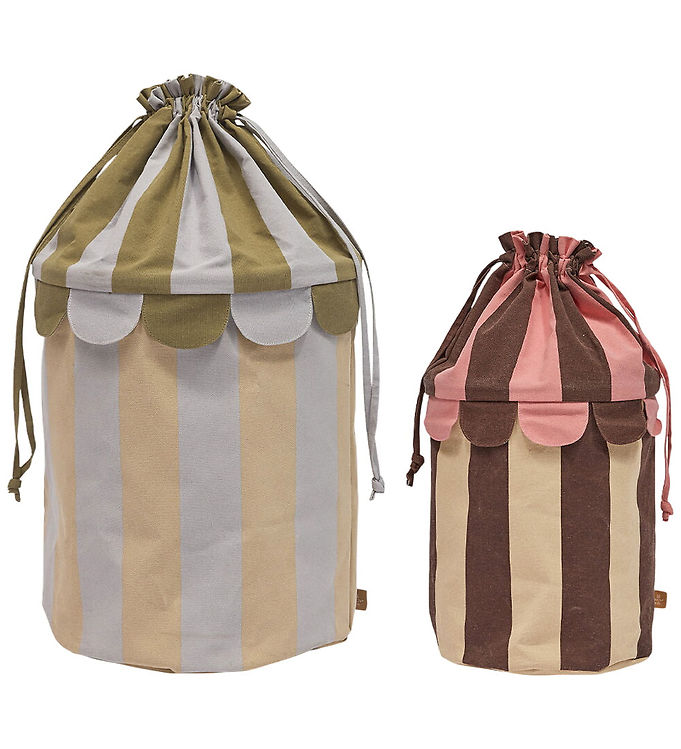 OYOY Opbevaringskurve - 2-pak - Rose/ Purple