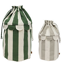 OYOY Opbevaringskurve - 2-pak - Clay/ Green