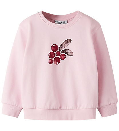 Name It Sweatshirt - NmfSissy - Parfait Pink/ Front Print