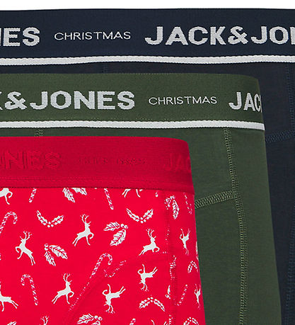 Jack & Jones Boxershorts - 3-pak - JacDeer - Sky Captain/ True R