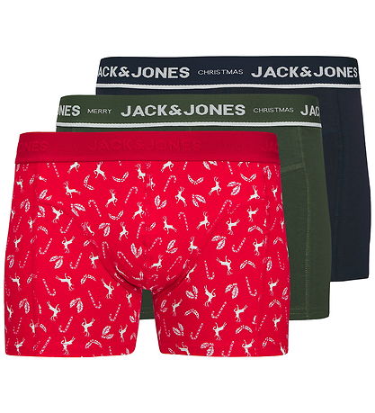 Jack & Jones Boxershorts - 3-pak - JacDeer - Sky Captain/ True R