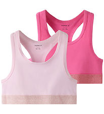 Name It Top - NkfShort - 2-pak - Strawberry Moon/ Pirouette