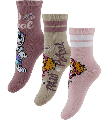 Name It Strømper - 3-pak - NmFSassa - Paw Petrol - Island Fossil