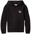 Calvin Klein Hættetrøje - Small Monogram - Black