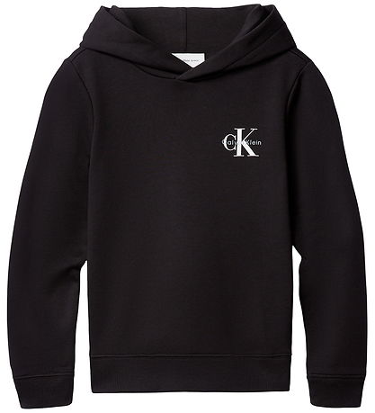 Calvin Klein Hættetrøje - Small Monogram - Black