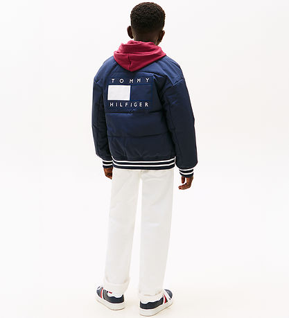 Tommy Hilfiger Bomberjakke - Dark Night Navy Blue