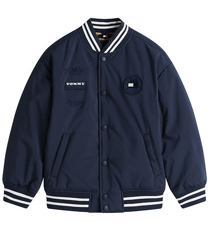 Tommy Hilfiger Bomberjakke - Dark Night Navy Blue