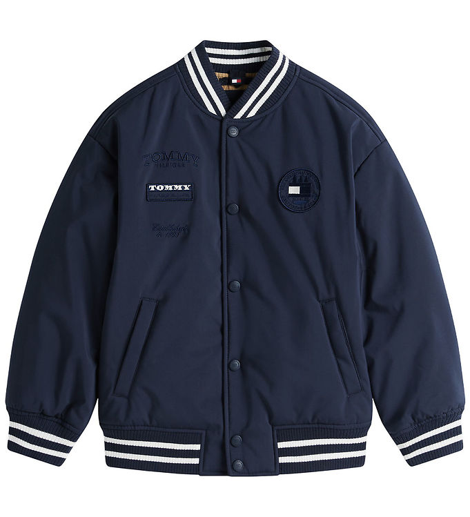Tommy Hilfiger Bomberjakke - Dark Night Navy Blue