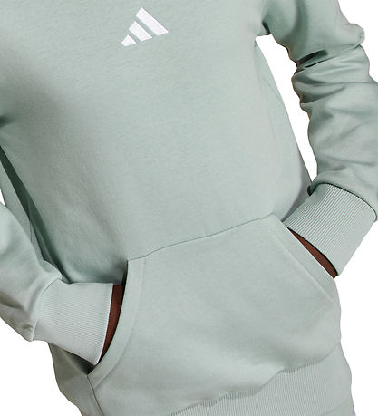 adidas Performance Hættetrøje - 225 - Wonder Sage/Hvid