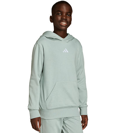 adidas Performance Hættetrøje - 225 - Wonder Sage/Hvid