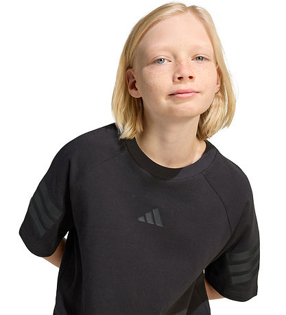 adidas Performance T-shirt - J FI 3S - Black