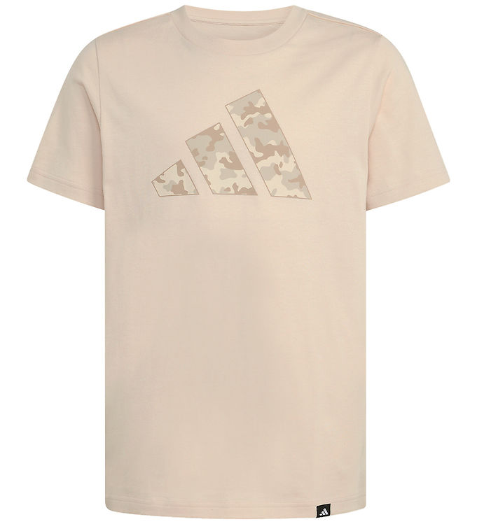 adidas Performance T-shirt - Crystal Linen m. Logo