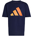 adidas Performance T-shirt - LK BL TEE 160 - Blue/ Seicta/ Puta