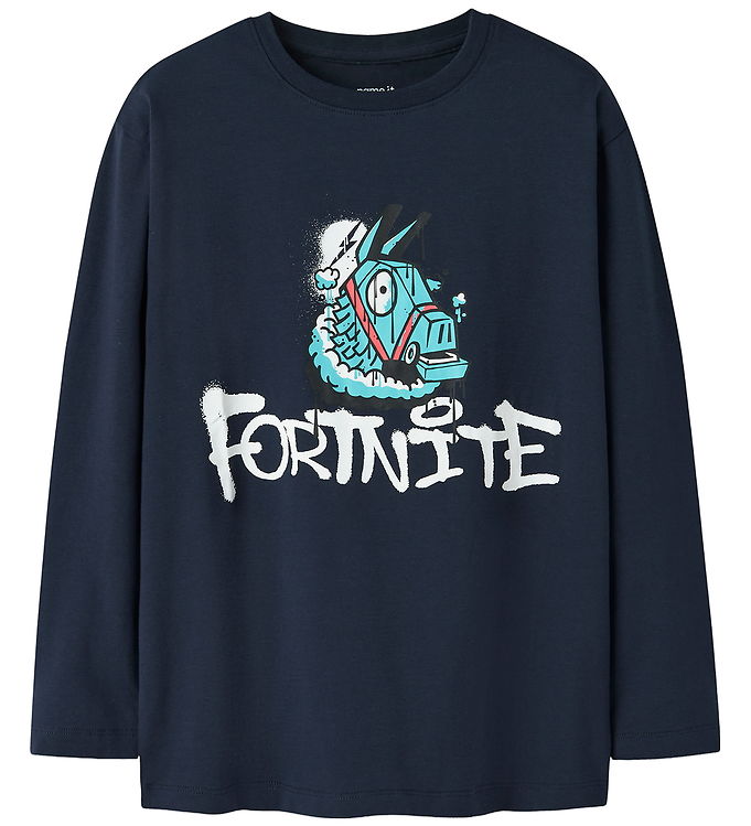 Name It Fortnite NkmOxen - Bluse - blå
