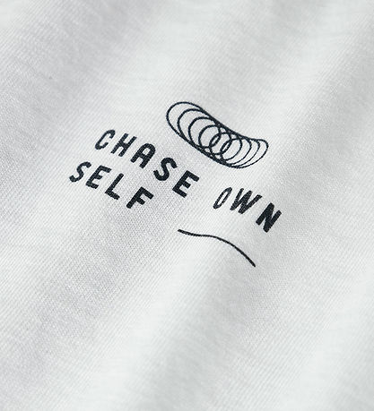 LMTD T-shirt - NlnBature - Bright White/ Dark Sapphire