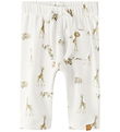 Lil' Atelier Bukser - NbmGayo - Coconut Milk/ Animals