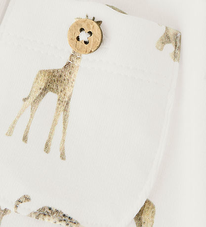 Lil' Atelier Bukser - NbmGayo - Coconut Milk/ Animals