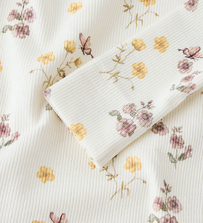 Lil' Atelier Bluse - NmfGavo - Coconut Milk/ Flower Mix