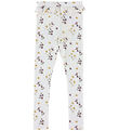 Lil' Atelier Leggings - NmfGavo - Coconut Milch/Flower Mix