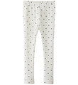 Lil' Atelier Leggings - NmfGago - Coconut Milk/ Heart