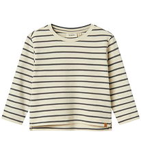 Lil' Atelier Bluse - NmmLimia - Turtledove/ Poppy Seed