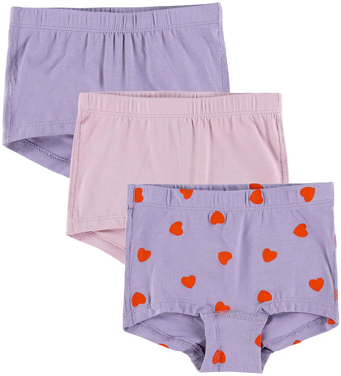 Name It Hipsters - NmfTights - Noos - Lavender Hearts