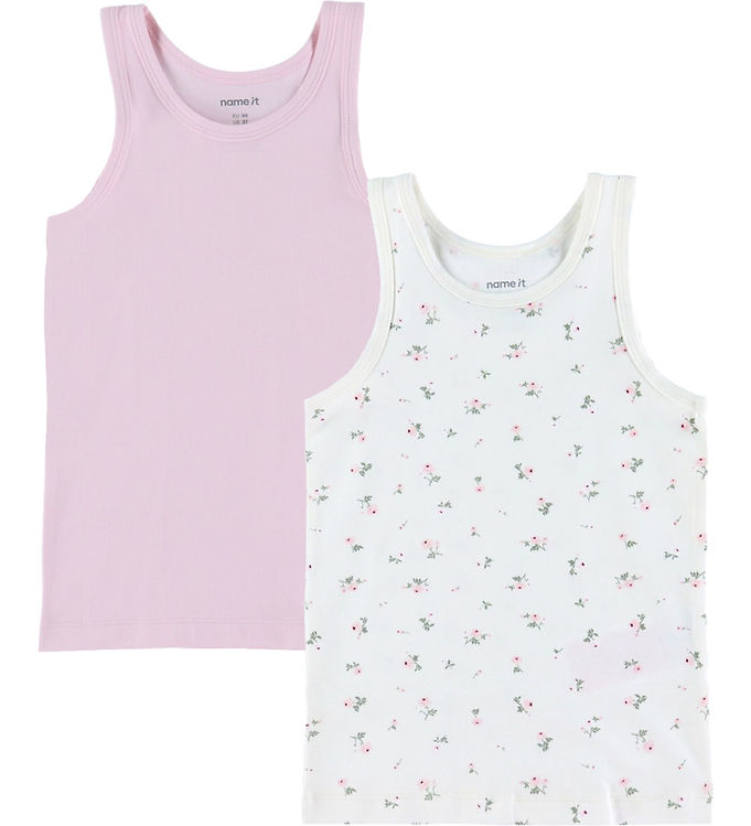 Name It Undertrøjer - Noos - 2-pak - NmfTank - Jet Stream