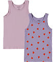 Name It Undershirt - Noos - 2-Pack - NmfTank - Lavender Hearts