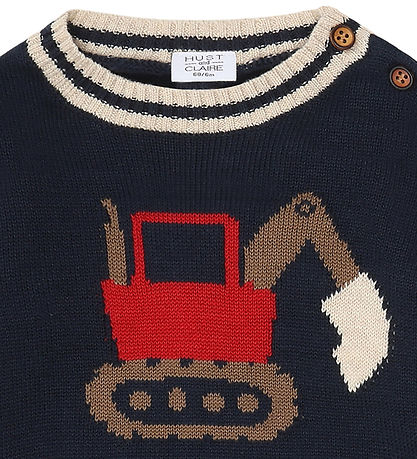 Hust and Claire Bluse - Strik - HcPilou - More Navy