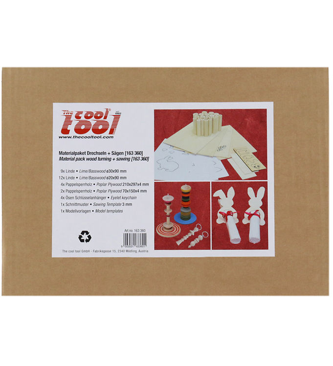 The Cool Tool Materialepakke til Maskinsystem - Trædrejning og S