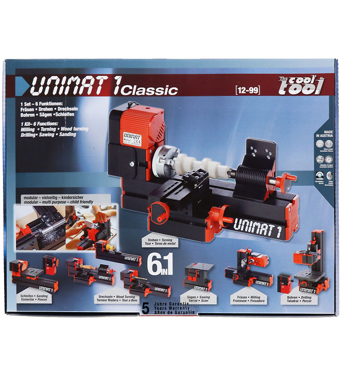 The Cool Tool Maskinsystem - 6-i-1 - Unimat 1 Classic