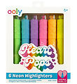 Ooly Highlighters - 6 pcs - Heart Pops Neon