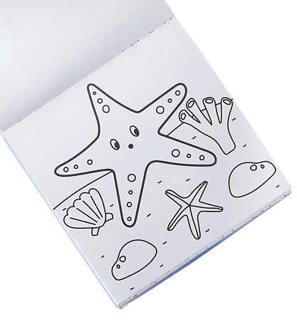 Ooly Farvekridt og malebog - Sea Life - Carry Along