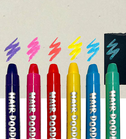 Ooly Hårmaling - 6 stk - Hair Doodlers