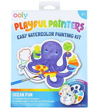 Ooly Vandfarve Sæt - Ocean Pals - Playful Painters