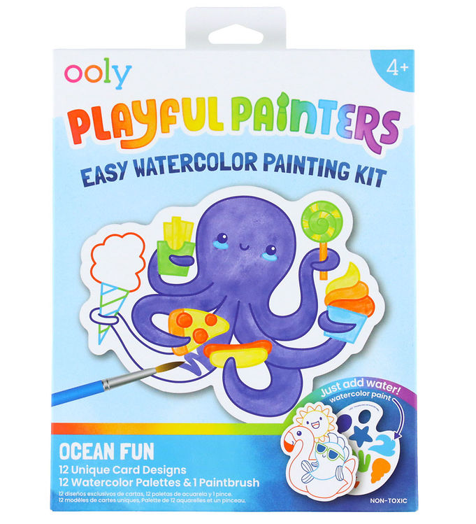 Ooly Vandfarver - Playful Painters - Ocean Pals
