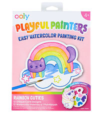 Ooly Watercolour Set - Rainbow Cuties - Playful Painters