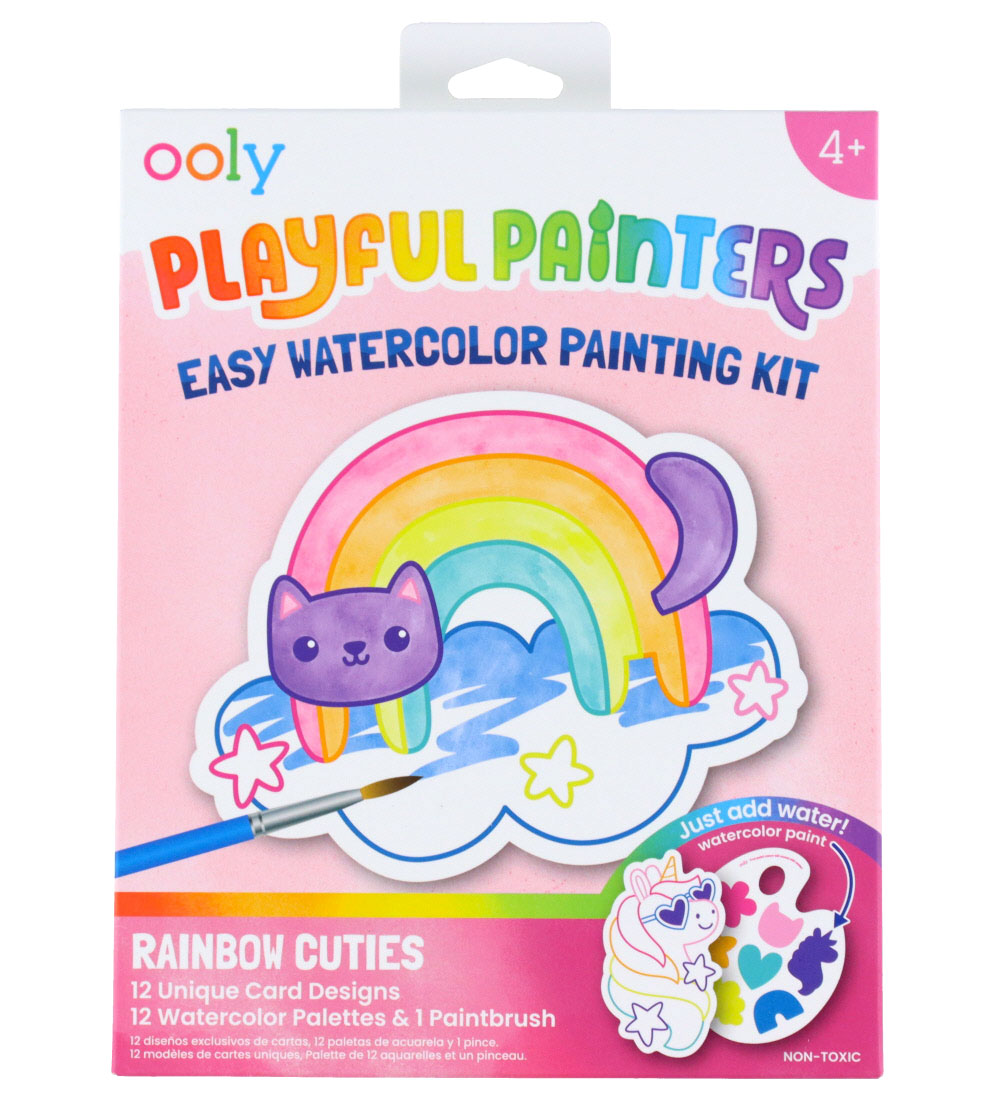 Ooly Wasserfarben - Verspielte Maler - Rainbow Süße - Ooly - One Size - Buntstiftsets