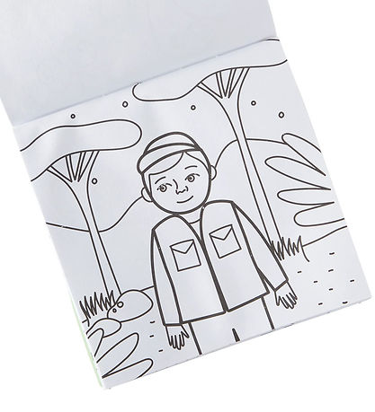 Ooly Crayons and Colouring Book - Safari - Carry Along