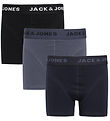 Jack & Jones Boxers - 3-Pack - JacJeremiah - Navy Blazer/BLA
