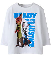 Name it Bluse - NmmNomal - Bright White