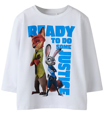 Name it Bluse - NmmNomal - Bright White