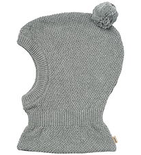 Wheat Elefanthue - Strik - Pomi - Grey Melange