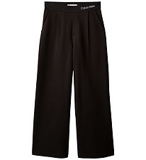 Calvin Klein Bukser - Wide Leg - Black