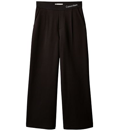 Calvin Klein Bukser - Wide Leg - Black