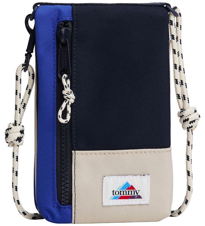 Tommy Hilfiger Telefontaske - Colour Block - Space Blue/Colourbl