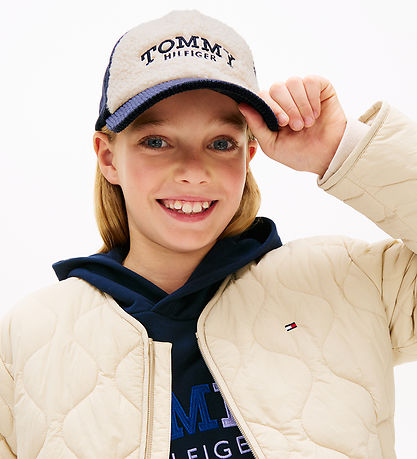 Tommy Hilfiger Kasket - Teddy - Ivory Silkwhite