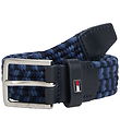 Tommy Hilfiger Bælte - Woven - Space Blue