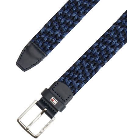 Tommy Hilfiger Bælte - Woven - Space Blue