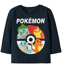 Name It Bluse - Noos - NmmJuice - Pokemon - Navy Blazer